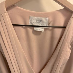 Seraphine pleated maternity & nursing dress size 4 ( s)